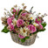 floral arrangement in a basket. Saudi Arabia